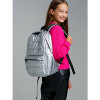 Рюкзак для девочки PlayToday, размер 40*30*15 см, серебристый playToday