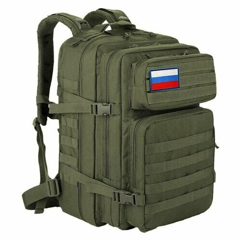 Рюкзак "Военный охотник" 45 литров, зеленый. Рус