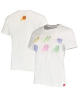 Женская белая футболка Phoenix Suns Street Capsule Arcadia Sportiqe, белый
