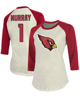 Женская футболка Kyler Murray Cream, Cardinal Arizona Cardinals Player реглан, имя, номер, рукав 3/4 Fanatics