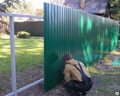 Возведение ограждений и заборов эконом