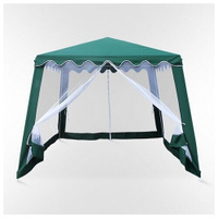 Садовый шатер Афина-мебель AFM-1036NA Green (3x3/2.4x2.4) Афина-Мебель