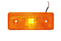 Фонарь габаритный LED (4 диода) 90° маленький комп. Турция