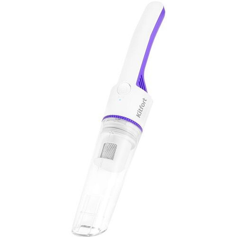 Ручной пылесос (handstick) KitFort КТ-5197, 65Вт, белый/фиолетовый