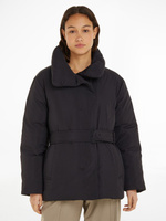 Куртка с поясом и запахом Calvin Klein, цвет CK Black