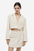 Короткая куртка из структурированной ткани H&M