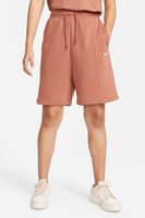 Коричневые шорты Trend из флиса с завышенной талией Nike, коричневый