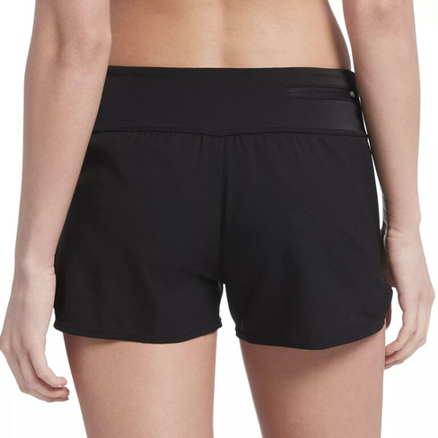 Женские однотонные плавки-шорты для плавания Nike Nike, черный