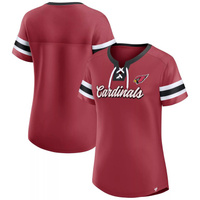 Женская футболка Fanatics Cardinal Arizona Cardinals Original State на шнуровке Fanatics