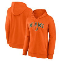 Женский пуловер с капюшоном Fanatics Orange Miami Hurricanes Evergreen Campus Fanatics