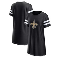 Женское черно-белое фирменное черно-белое платье Fanatics New Orleans Saints Victory On Dress Fanatics