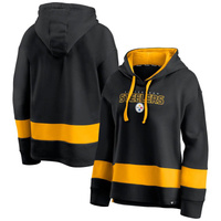 Женский пуловер с капюшоном Fanatics черного/золотого цвета с логотипом Pittsburgh Steelers Colors of Pride Fanatics