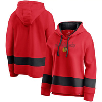 Женский пуловер с капюшоном Fanatics красного/черного цвета Chicago Blackhawks Colors of Pride Fanatics