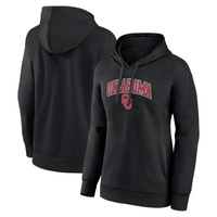 Женский пуловер с капюшоном черного цвета с логотипом Fanatics Oklahoma Earlys Evergreen Campus Fanatics