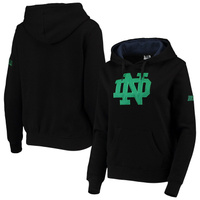 Черный женский пуловер с большим логотипом Notre Dame Fighting Irish
