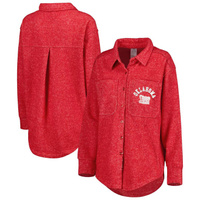 Женская куртка на пуговицах Gameday Couture Crimson Oklahoma Earlys Switch It Up Tri-Blend