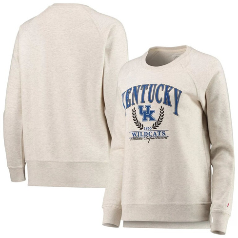 Женская лига, студенческая одежда, овсянка, пуловер с реглан, толстовка Kentucky Wildcats Academy