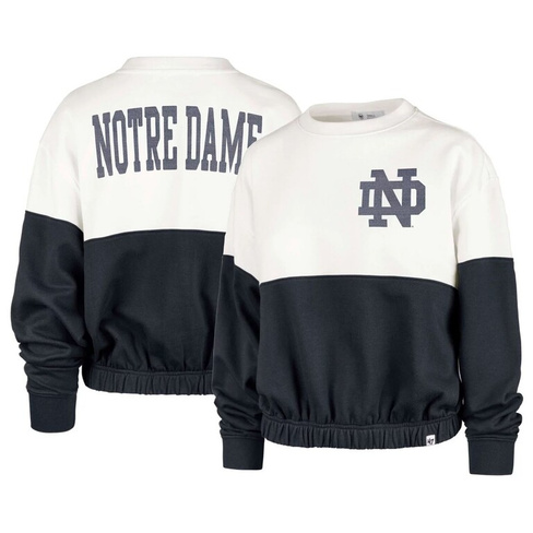 Женский белый пуловер Notre Dame Fighting Irish Take Two Bonita '47, свитшот