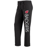 Женский спортивный черный/красный комплект с майкой и брюками Wisconsin Badgers для сна