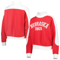 Женский свитшот Gameday Couture Crimson Nebraska Huskers Make it a Mock Sporty Pullover