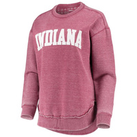 Женский пуловер Pressbox Crimson Indiana Hoosiers, винтажный свитшот