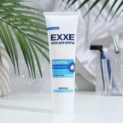 Средство для бритья Exxe Крем для бритья Sensitive для чувствительной кожи 100 мл
