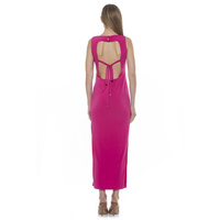 Женское платье макси с открытой спиной ALEXIA ADMOR ALEXIA ADMOR, ярко-розовый