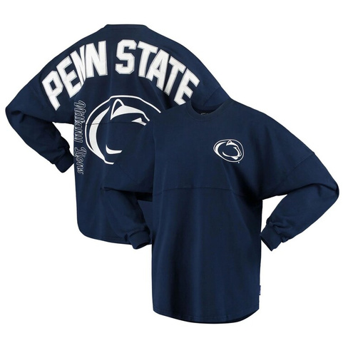 Женская футболка из джерси Penn State Nittany Lions Loud n Proud Spirit темно-синего цвета