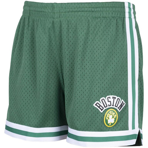 Женские зеленые шорты Mitchell & Ness Kelly Boston Celtics Jump Shot