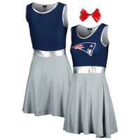 Женский костюм темно-синего/серого цвета New England Patriots Game Day, комплект платьев