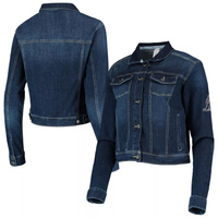 Женская джинсовая куртка на пуговицах Lusso Blue Los Angeles Lakers Georgie Crystals