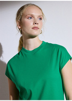 Зеленая женская футболка с круглым вырезом Brooks Brothers