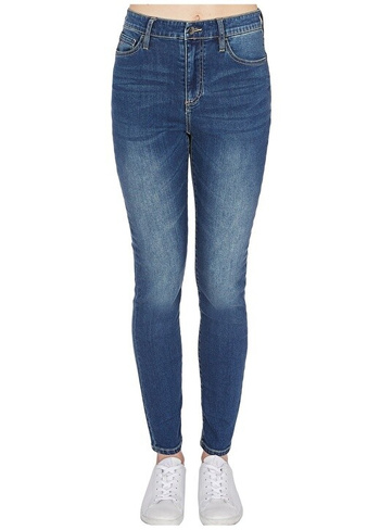 Женские джинсовые брюки Skinny с высокой талией Armani Exchange