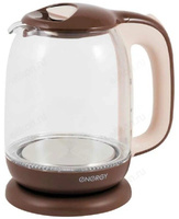 Чайник стеклянный ENERGY E-281 (1,7л) коричневый