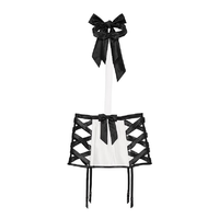Комбинезон Victoria's Secret Very Sexy Bow-Topped Playsuit, черный/белый