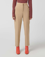 Женские прямые брюки с завышенной талией однотонного цвета Loreak Mendian, бежевый