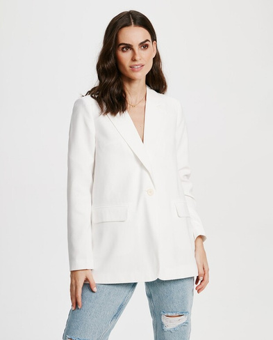 Классический женский пиджак прямого кроя Vero Moda, белый