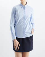 Простая женская рубашка с длинным рукавом Loreak Mendian, синий
