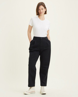 Женские брюки-чиносы с завышенной талией и вытачками Dockers, черный