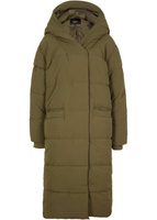 Утепленное пальто оверсайз с капюшоном из переработанного полиэстера Bpc Bonprix Collection, зеленый