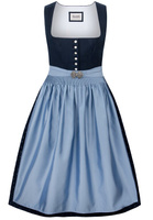 Широкая юбка в сборку STOCKERPOINT Sieglinde, темно-синий