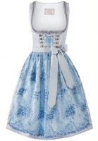 Широкая юбка в сборку STOCKERPOINT Annabelle, светло-синий