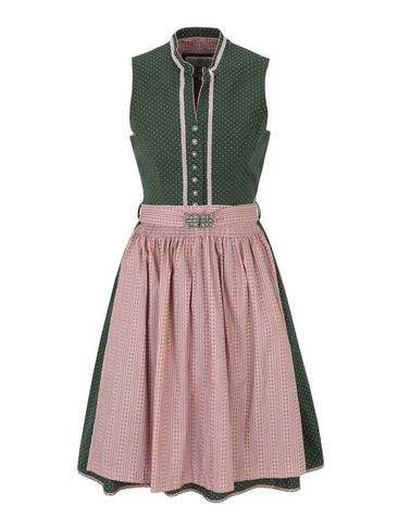 Широкая юбка в сборку MARJO Coralie, темно-зеленый