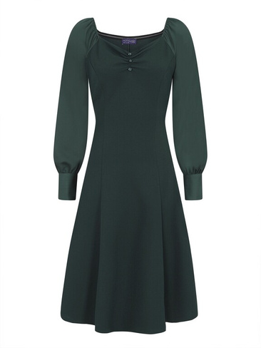 Платье HotSquash, темно-зеленый