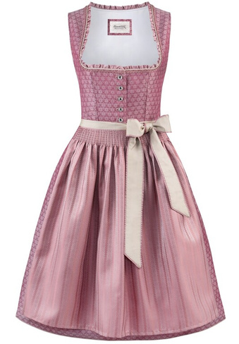 Широкая юбка в сборку STOCKERPOINT Tasmin, розовый