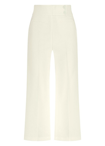 Свободные плиссированные брюки Nicowa Coradue, шерсть белая