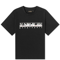 Детская футболка с логотипом Napapijri Rope, черный