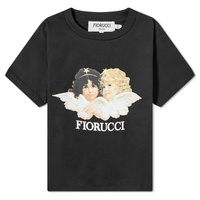 Классическая укороченная футболка Fiorucci Angel, черный