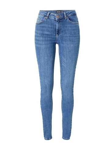 Узкие джинсы Pieces Delly, синий