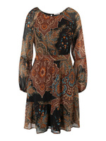 Платье Orsay Majolon, каштановый/охра/темно-коричневый